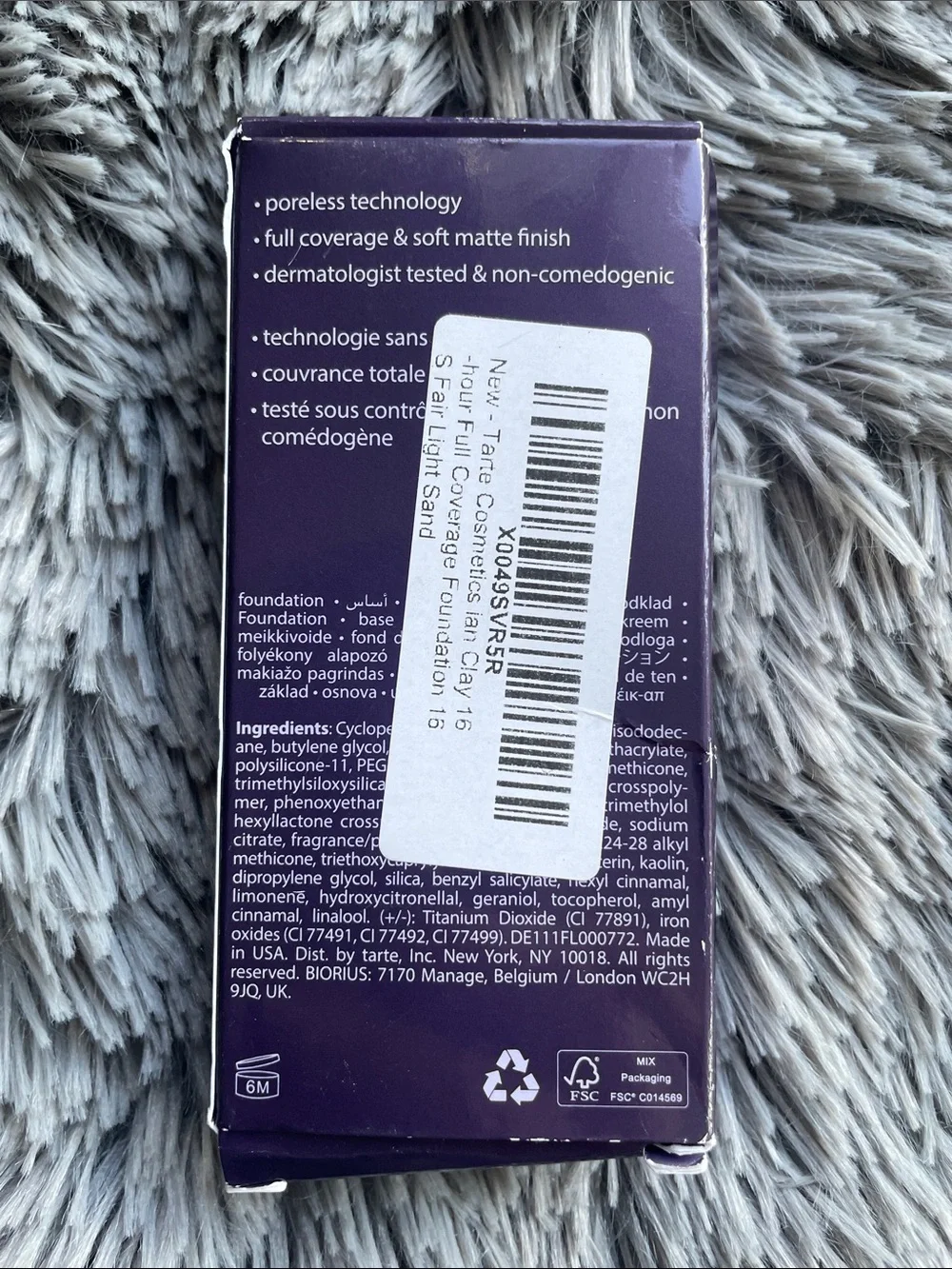 Tarte Amazonian Clay ‘16S Fair-Light Sand’ Full Coverage Foundation
